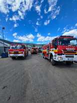 Zásah – požiar zberných surovín Zásah – požiar zberných surovín